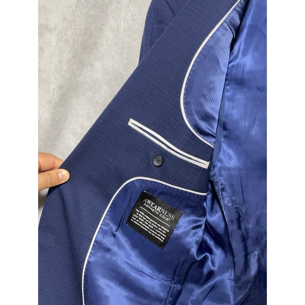 Kenneth Cole Navy Blue Two-Piece Suit - Picture 8 of 15